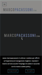 Mobile Screenshot of marcopacassoni.com