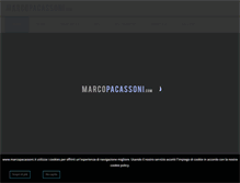 Tablet Screenshot of marcopacassoni.com